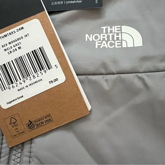 ❌SOLD❌The North Face Gray Puffer Jacket - Picture 3 of 6